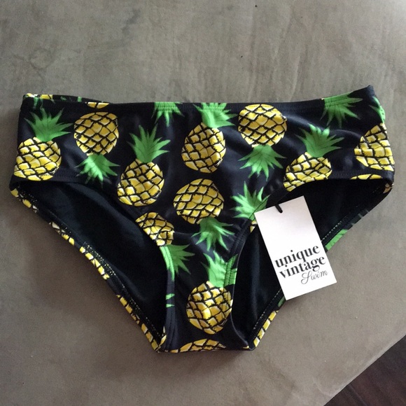 Unique Vintage Other - Pineapple Bikini bottoms!